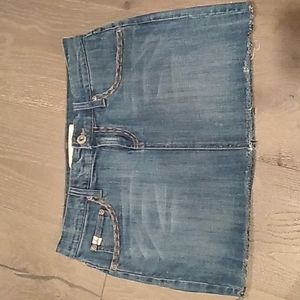 Z. Cavaricci Medium Wash Denim Jean Skirt
